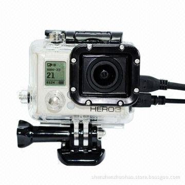 Skeleton protective housing with lens for gopro hero 3